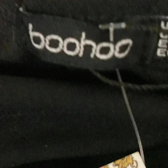 Womens Boohoo black casual cover up ladies dress size 20 - Picture 7 of 10